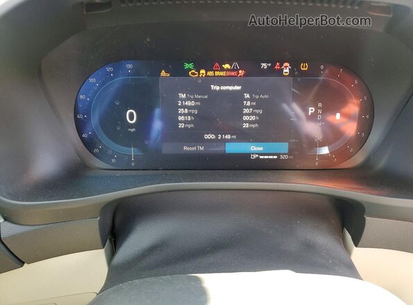 YV4L12UC5S2609227 2025 VOLVO XC40 Белый Вид щитка приборов