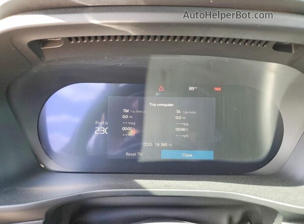 YV4L12UJ2S2607465 2025 VOLVO XC40 Black Widok zestawu wskaźników