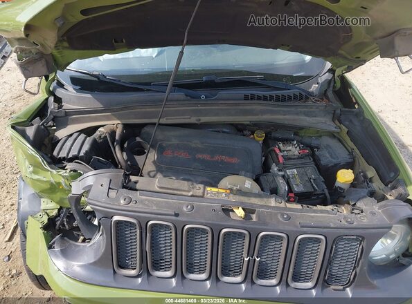 ZACCJABT7GPD77095 2016 JEEP RENEGADE Зеленый Вид сзади