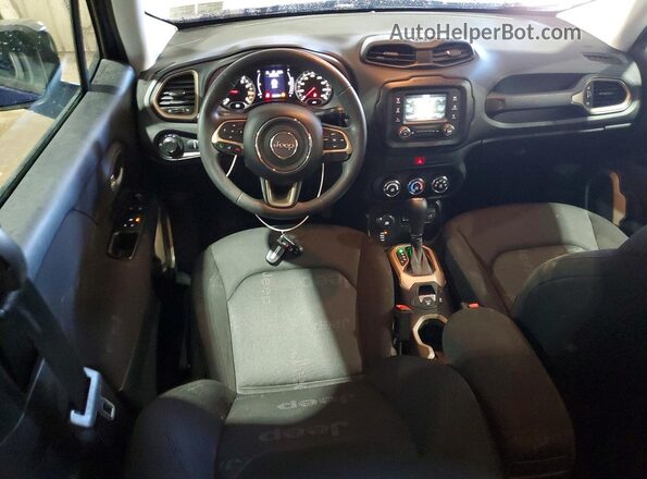 ZACCJBABXHPG03419 2017 JEEP RENEGADE Синий Вид панели приборов