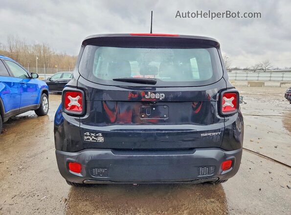 ZACCJBAT4GPD48581 2016 JEEP RENEGADE Черный Вид сзади