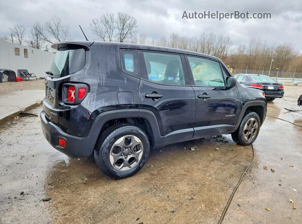 ZACCJBAT4GPD48581 2016 JEEP RENEGADE Черный Задняя правая четверть
