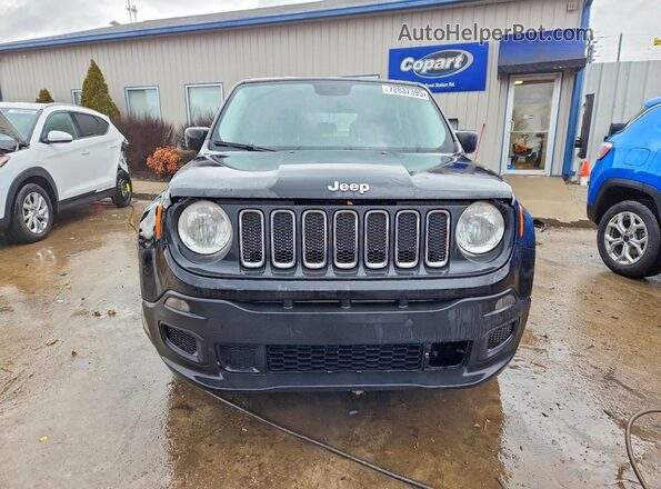 ZACCJBAT4GPD48581 2016 JEEP RENEGADE Черный Вид спереди