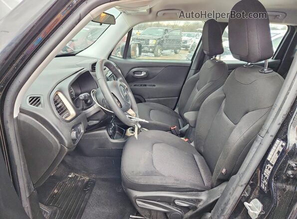 ZACCJBAT4GPD48581 2016 JEEP RENEGADE Черный Вид салона спереди