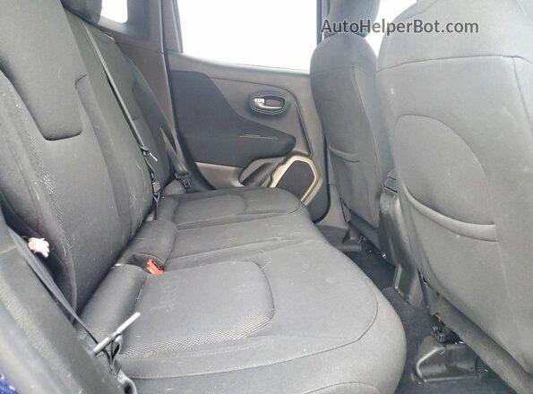 ZACCJBBB4HPF30353 2017 JEEP RENEGADE Синий Вид задней части салона