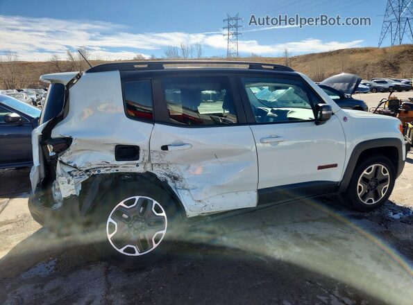 ZACCJBCB0HPF09983 2017 JEEP RENEGADE Белый Задняя правая четверть