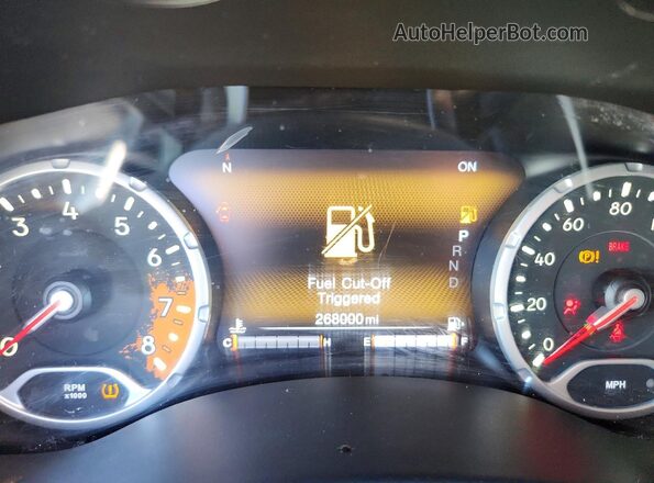 ZACCJBCB0HPF09983 2017 JEEP RENEGADE Белый Вид щитка приборов