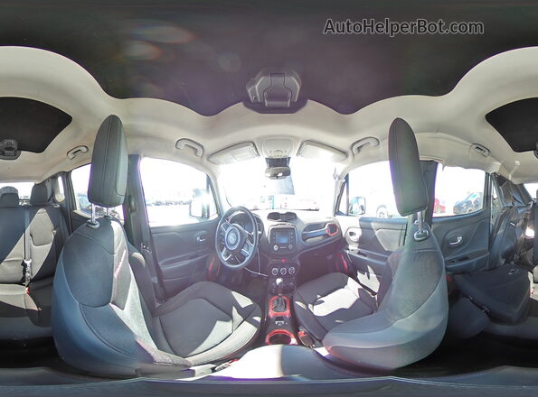 ZACCJBCB0HPF09983 2017 JEEP RENEGADE Белый Панорамный вид салона 360°