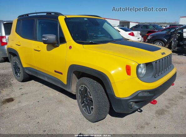 ZACCJBCT0GPC66229 2016 JEEP RENEGADE Желтый Передняя правая четверть