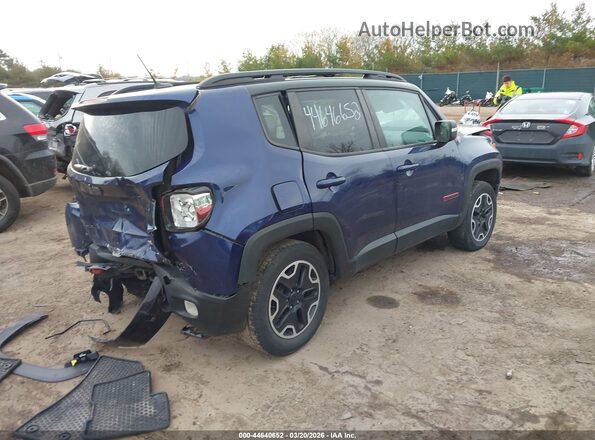 ZACCJBCT4GPC61552 2016 JEEP RENEGADE Blue Rear right