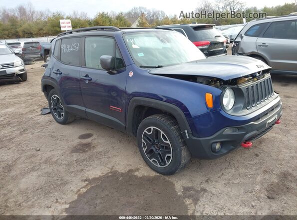ZACCJBCT4GPC61552 2016 JEEP RENEGADE Blue Front right