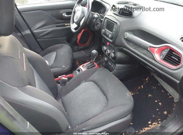 ZACCJBCT4GPC61552 2016 JEEP RENEGADE Blue Front interior view