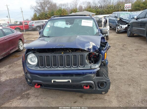 ZACCJBCT4GPC61552 2016 JEEP RENEGADE Blue Rear interior view