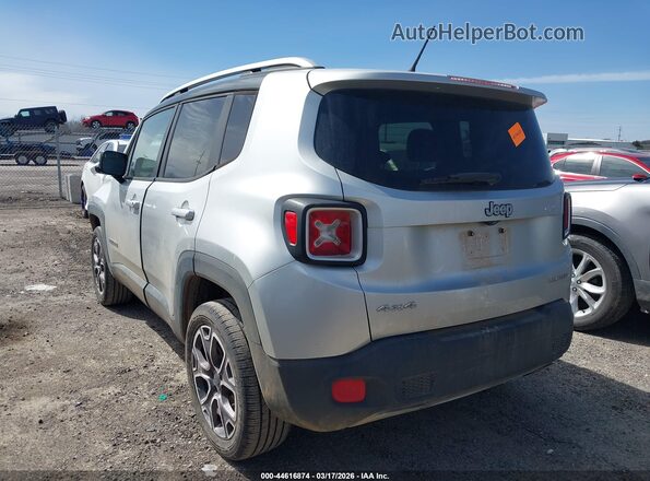ZACCJBDB3HPE79151 2017 JEEP RENEGADE Серебряный Задняя левая четверть