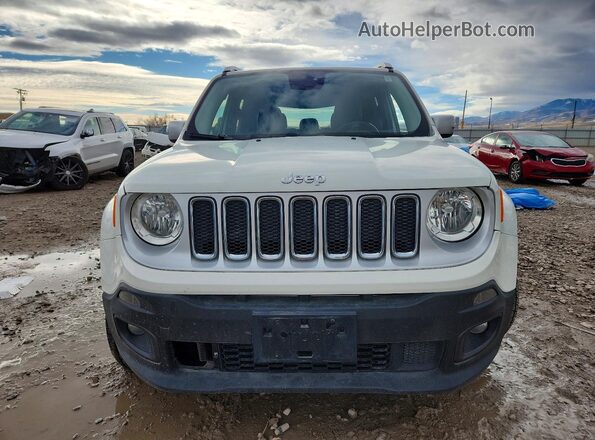 ZACCJBDT4GPD65005 2016 JEEP RENEGADE Белый Вид спереди