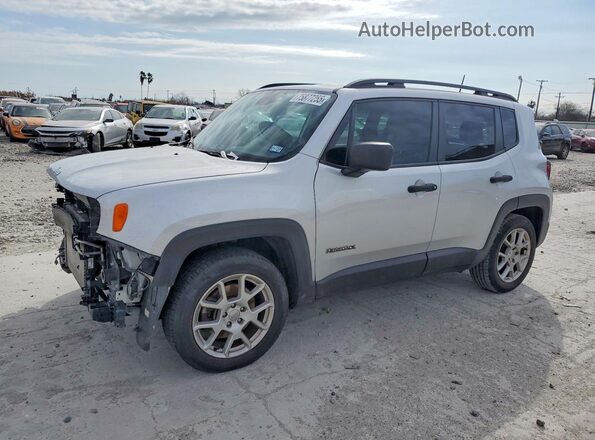 ZACNJAABXKPK51241 2019 JEEP RENEGADE Silver Przód lewy