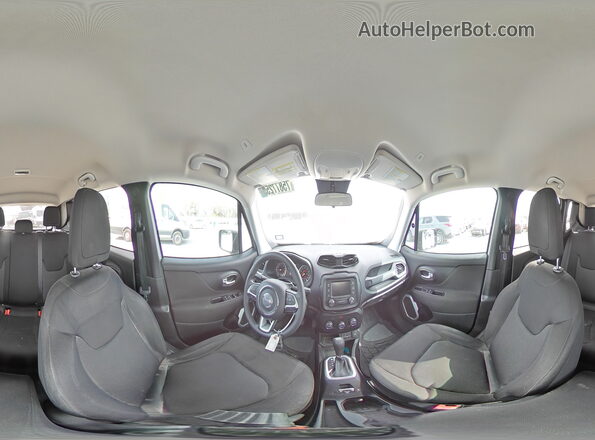 ZACNJAABXKPK51241 2019 JEEP RENEGADE Silver Widok wnętrza 360 stopni