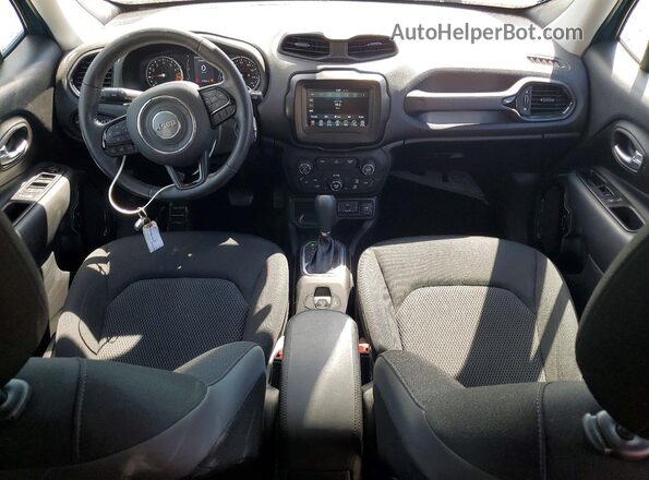 ZACNJABB1KPK40014 2019 JEEP RENEGADE Бирюзовый Вид панели приборов