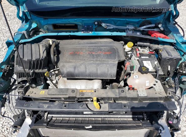 ZACNJABB1KPK40014 2019 JEEP RENEGADE Бирюзовый Вид подкапотного пространства