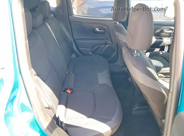 ZACNJABB1KPK40014 2019 JEEP RENEGADE Бирюзовый Вид задней части салона