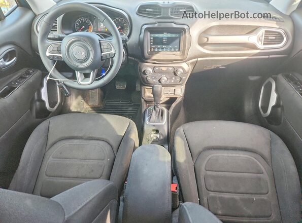 ZACNJABB2KPK49210 2019 JEEP RENEGADE Turquoise Widok deski rozdzielczej