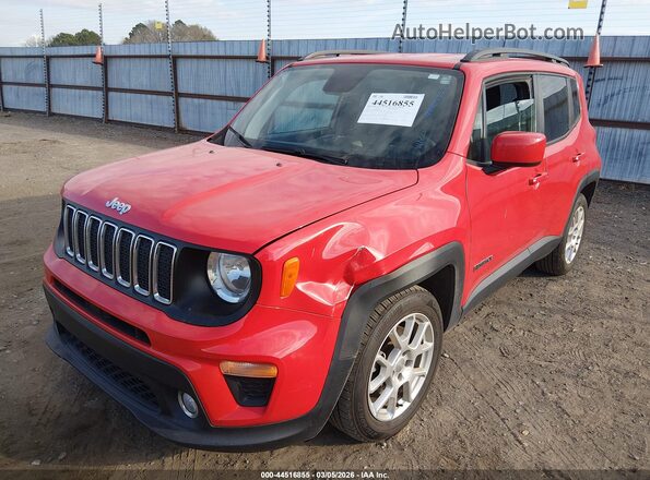 ZACNJABB2KPK77492 2019 JEEP RENEGADE Red Vista tres cuartos delantera izquierda