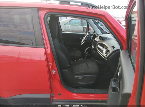 ZACNJABB2KPK77492 2019 JEEP RENEGADE Red Vista interior delantera