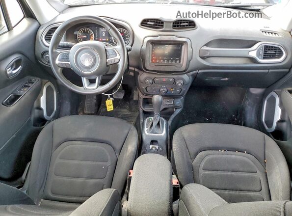 ZACNJABB4KPK00882 2019 JEEP RENEGADE Black Widok deski rozdzielczej