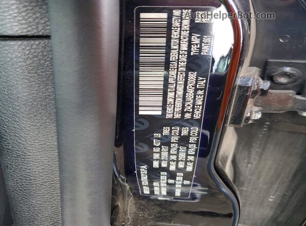 ZACNJABB4KPK00882 2019 JEEP RENEGADE Black Widok naklejki z numerem VIN
