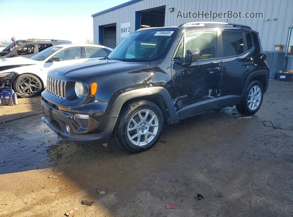 ZACNJABB5KPK29176 2019 JEEP RENEGADE Черный Передняя левая четверть