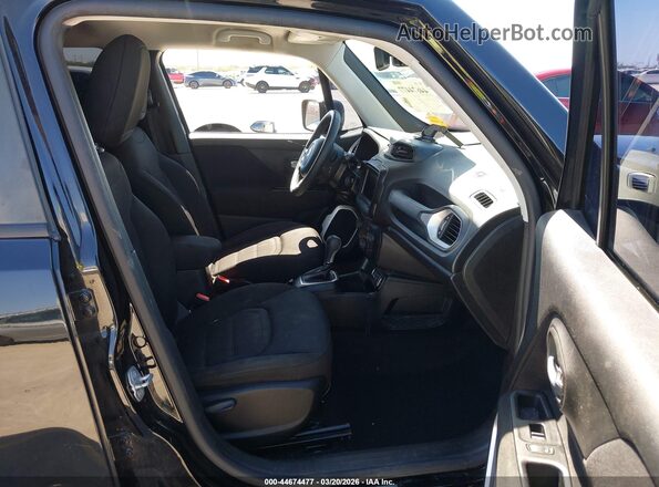 ZACNJABB5KPK37939 2019 JEEP RENEGADE Black Widok wnętrza z przodu