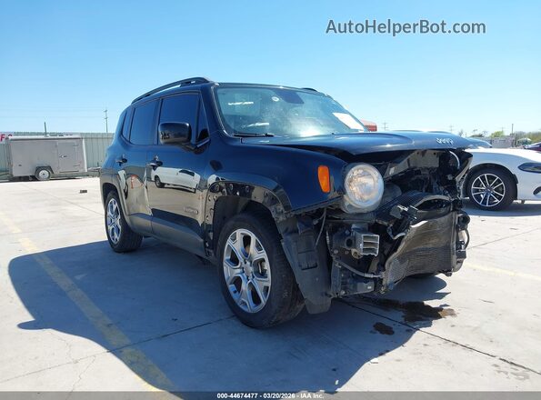 ZACNJABB5KPK37939 2019 JEEP RENEGADE Black Przód prawy