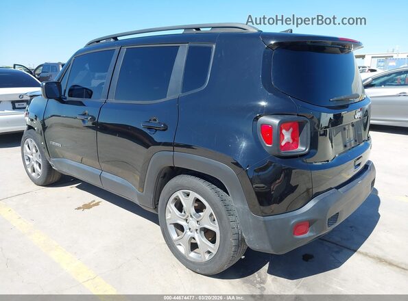 ZACNJABB5KPK37939 2019 JEEP RENEGADE Black Tył lewy