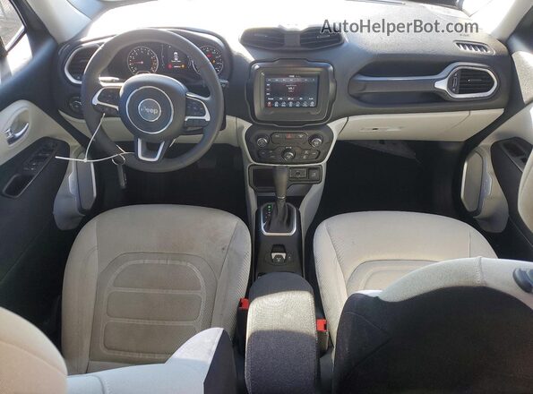 ZACNJABB7KPK52605 2019 JEEP RENEGADE Серый Вид панели приборов