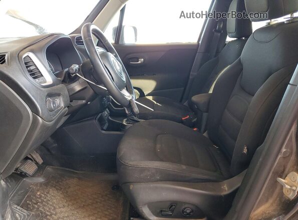 ZACNJABB9KPJ92830 2019 JEEP RENEGADE Gray Widok wnętrza z przodu