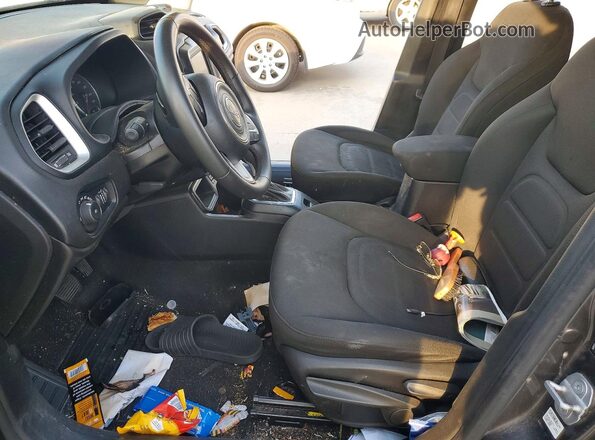 ZACNJABBXKPJ73574 2019 JEEP RENEGADE Charcoal Widok wnętrza z przodu