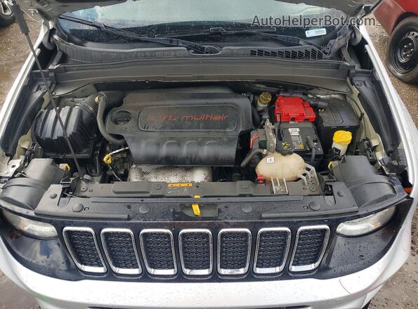 ZACNJABBXKPK31361 2019 JEEP RENEGADE Серебряный Вид задней части салона