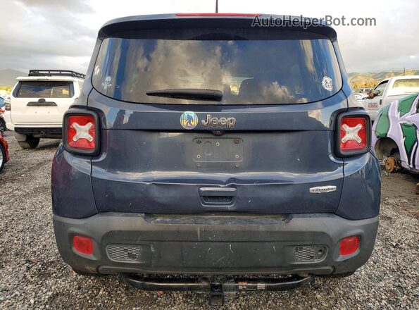 ZACNJABBXLPL27718 2020 JEEP RENEGADE Синий Вид сзади