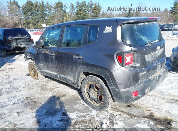 ZACNJBAB4KPK89456 2019 JEEP RENEGADE Коричневый Задняя левая четверть