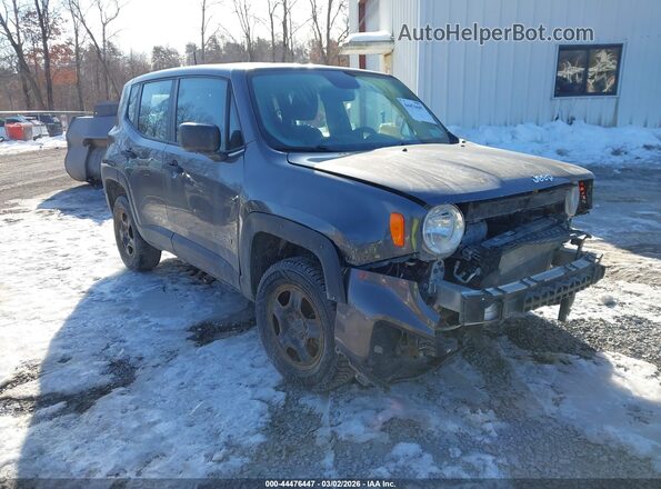 ZACNJBAB4KPK89456 2019 JEEP RENEGADE Коричневый Передняя правая четверть