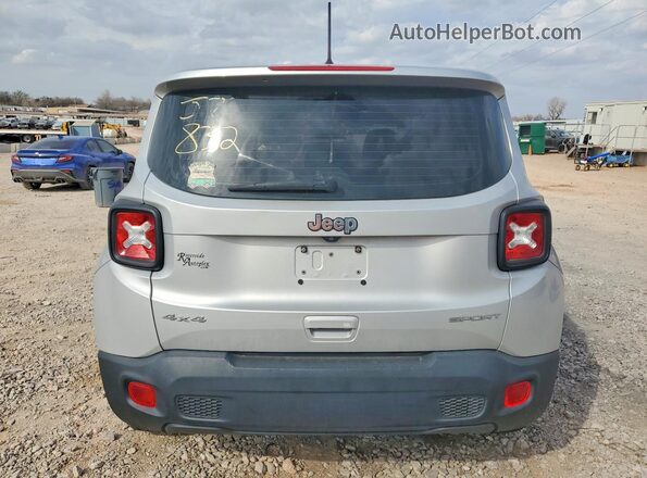 ZACNJBAB5KPJ77832 2019 JEEP RENEGADE Серебряный Вид сзади