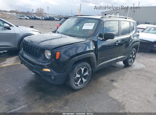 ZACNJBAB8LPL58652 2020 JEEP RENEGADE Black წინა მარცხენა ხედი სამი მეოთხედიდან