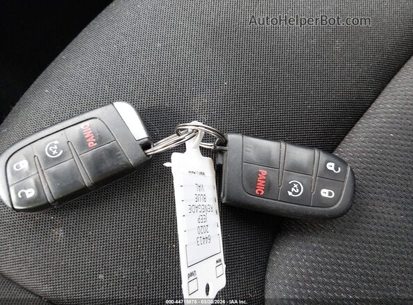 ZACNJBAB8LPL88198 2020 JEEP RENEGADE Blue Widok deski rozdzielczej