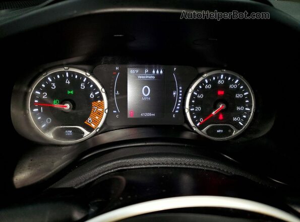 ZACNJBAB9KPK40723 2019 JEEP RENEGADE Черный Вид щитка приборов