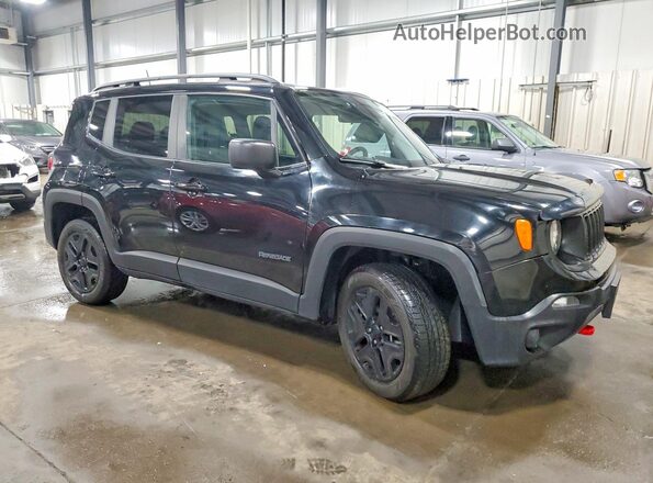 ZACNJBAB9KPK40723 2019 JEEP RENEGADE Черный Передняя правая четверть