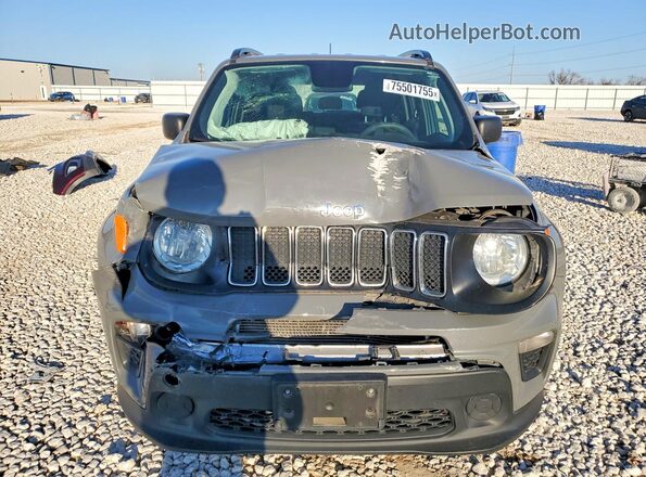 ZACNJBAB9KPK49227 2019 JEEP RENEGADE Gray Vista frontal