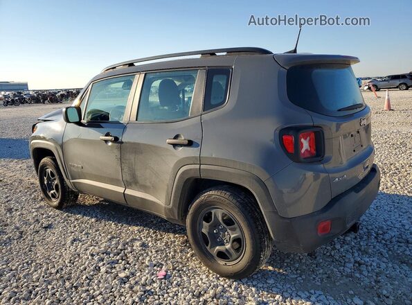 ZACNJBAB9KPK49227 2019 JEEP RENEGADE Gray Trasero izquierdo