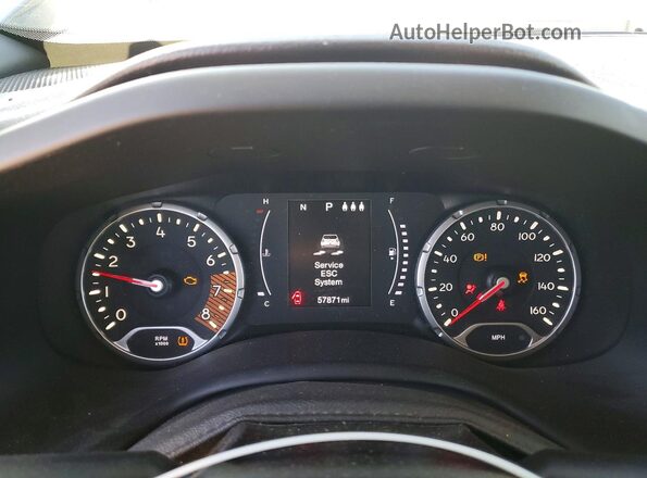 ZACNJBAB9KPK49227 2019 JEEP RENEGADE Gray Vista del cuadro de instrumentos