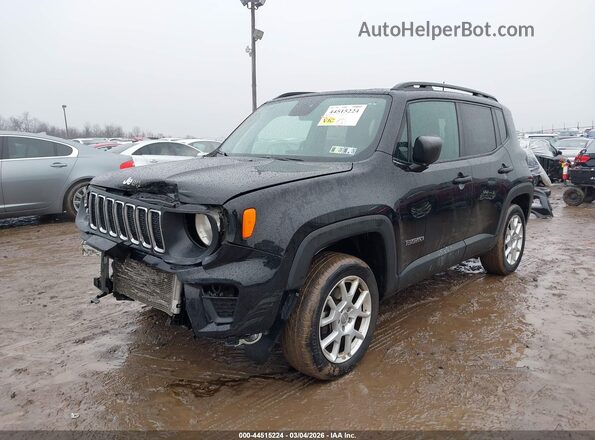 ZACNJBABXKPJ77745 2019 JEEP RENEGADE Черный Вид спереди