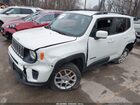 2019 Jeep Renegade Latitude 4x4 White vin: ZACNJBBB2KPK23115